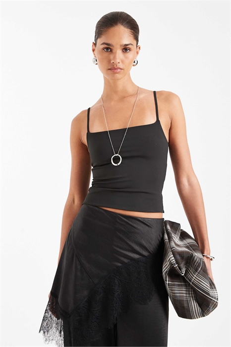 Топ-бюстгальтер с вырезом артикул 142912426