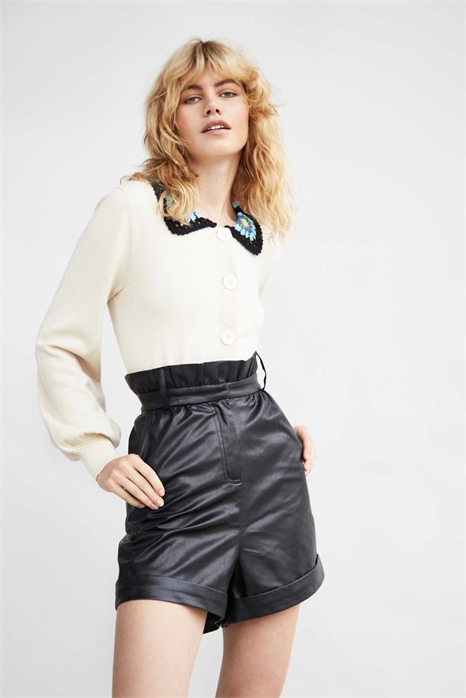 Шорты из бумажного мешка Pu артикул 153166474