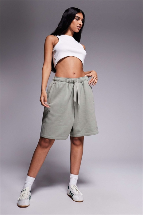 Шорты из флиса с линейным логотипом артикул 141910238