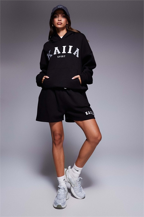 Шорты из хлопка с вышитым логотипом co-ord артикул 142045854