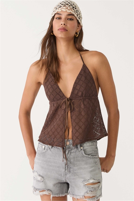 Шорты из рваного денима D75 артикул 149595813