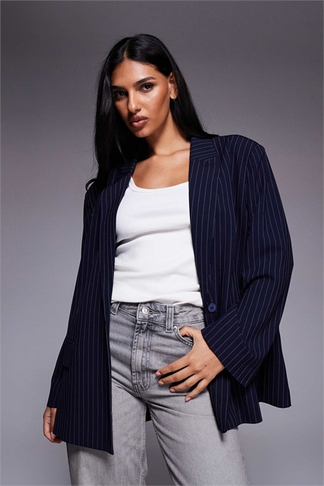 Эксклюзивный блейзер свободного кроя артикул 153527863