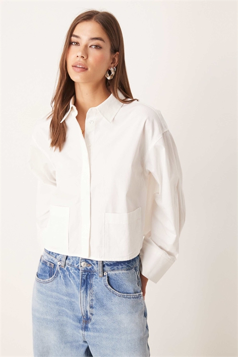 Рубашка премиум-класса укоренной длины с карманами артикул 148716134