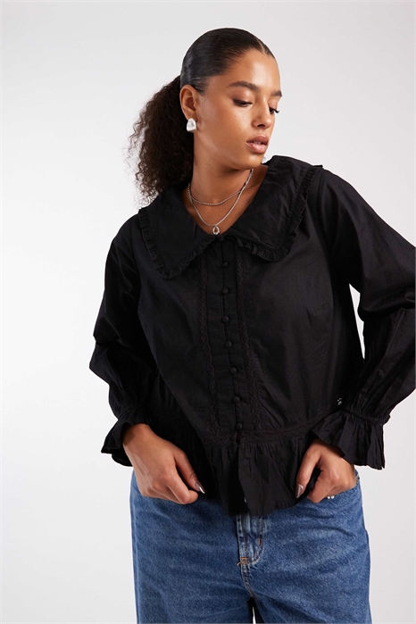 Блузка с воротником «New Look Curve» артикул 151897688