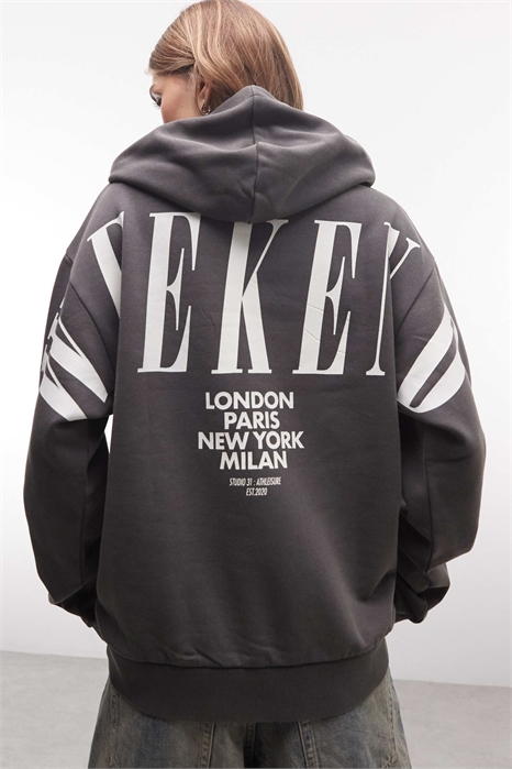 Худи с капюшоном и накладными элементами от Weekend Collective Icon артикул 151265408