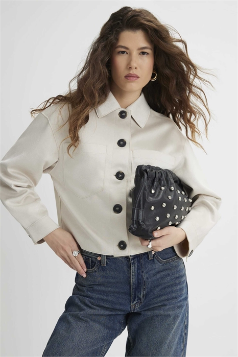 Рубашка из искусственной замши артикул 154917979