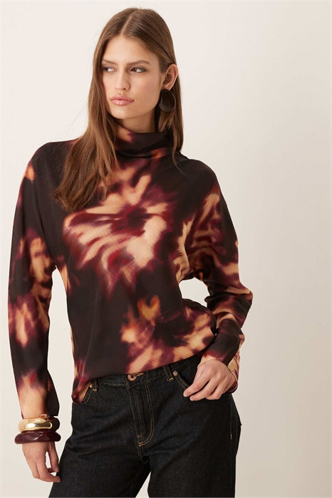 Блузка с длинными рукавами артикул 151861564