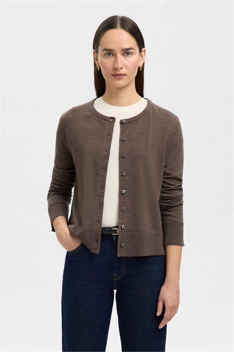 Вязаный кардиган артикул 154820695