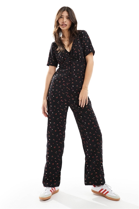 Комбинезон с широкими брючинами артикул 133868516