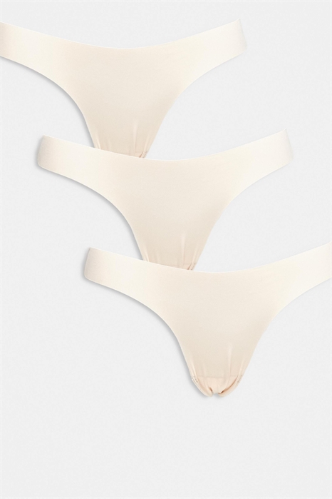 Набор из 3-х бразильских трусиков с кружевными вставками артикул 148658807