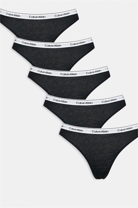 Набор из 5 современных бикини-трусиков с логотипом артикул 140889704