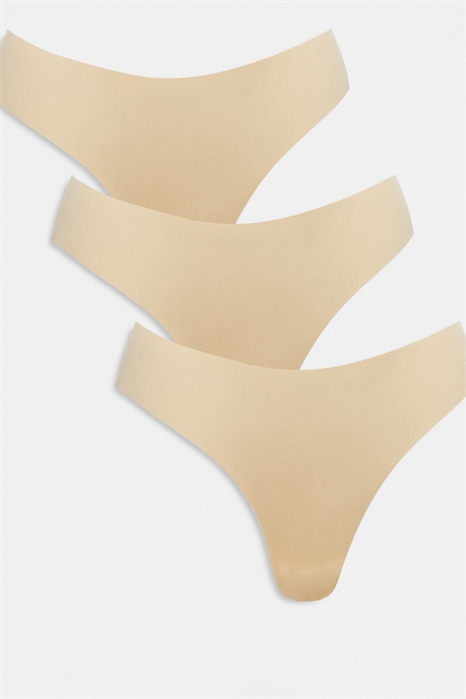 Набор из 3 бесшовных стрингов артикул 135306920