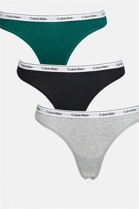 Набор из 3 пар стрингов с логотипом Icon артикул 148778991