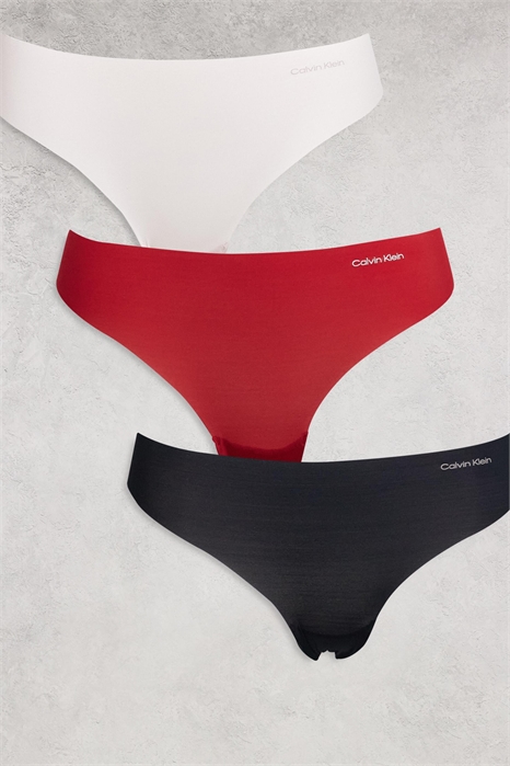 Незаметные стринги из микрофибры, набор из 3 штук артикул 148779008