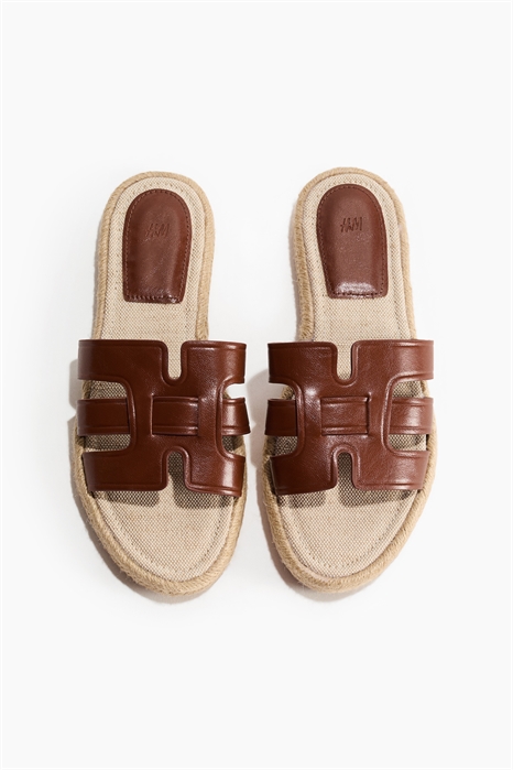 Сандалии в стиле эспадрильи артикул 1271143004