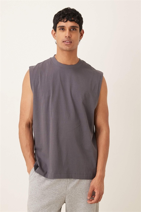 Футболка-майка Essentials свободного кроя артикул 154691865