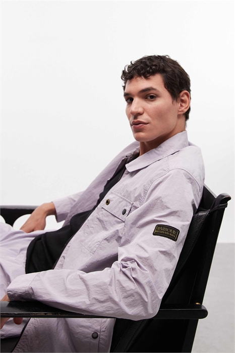 Рубашка-оверсайз с логотипом и застежкой-молнией артикул 154707802