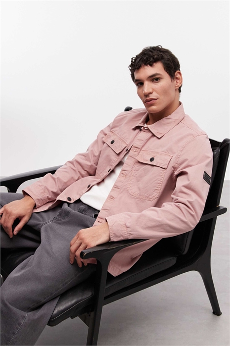 Рубашка-оверсайз с логотипом и пуговицами Arlo артикул 154707692