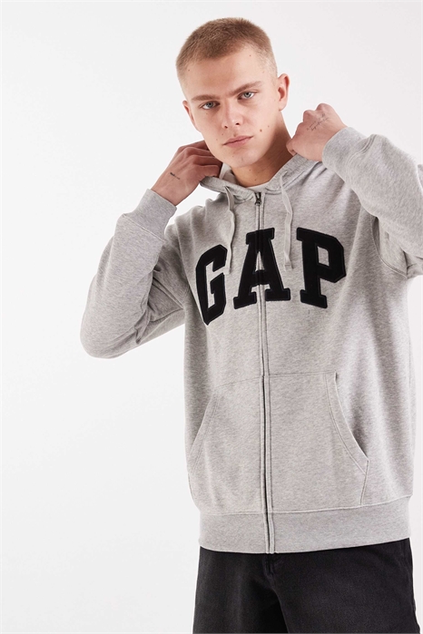 Толстовка с капюшоном на молнии и логотипом артикул 155313163