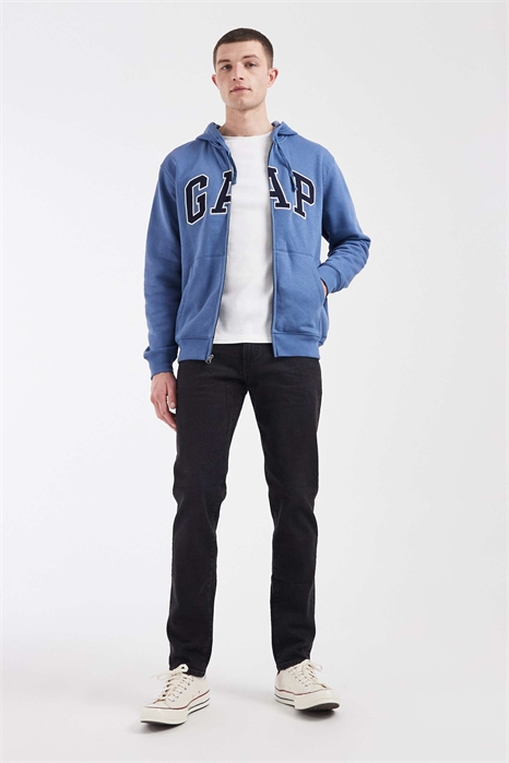 Джинсы с зауженным кроем артикул 155704267