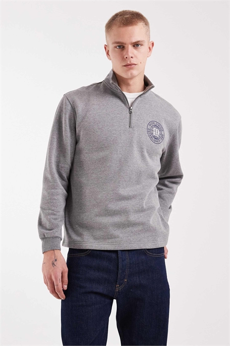 Свитер с четвертью молнии артикул 155313212
