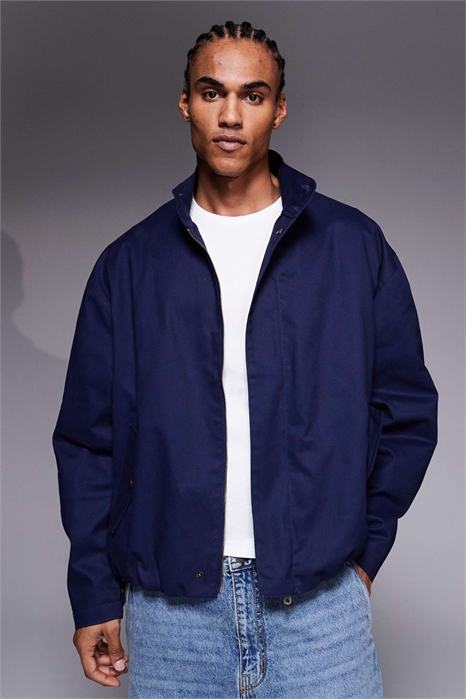 Куртка с воротником-воронкой свободного кроя артикул 153747461