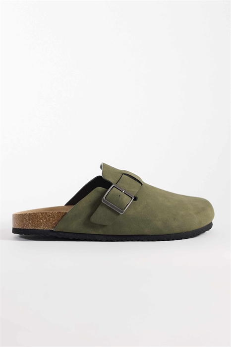 Сандалии-муле с пробковой подошвой артикул 154049364