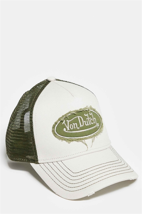 Бейсболка-тракер с логотипом в стиле «дистресс» артикул 153054107