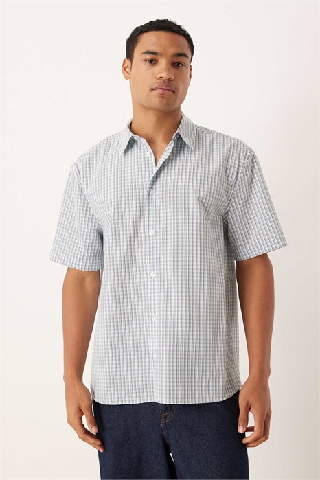 Рубашка свободного кроя артикул 150836572