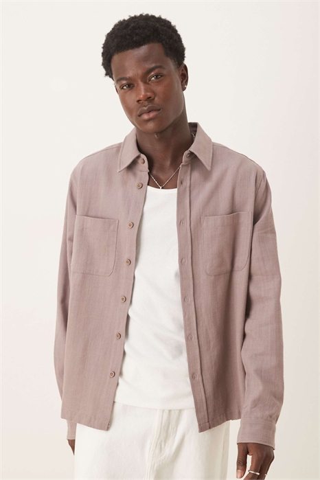 Рубашка свободного кроя с длинными рукавами и карманами артикул 149831793