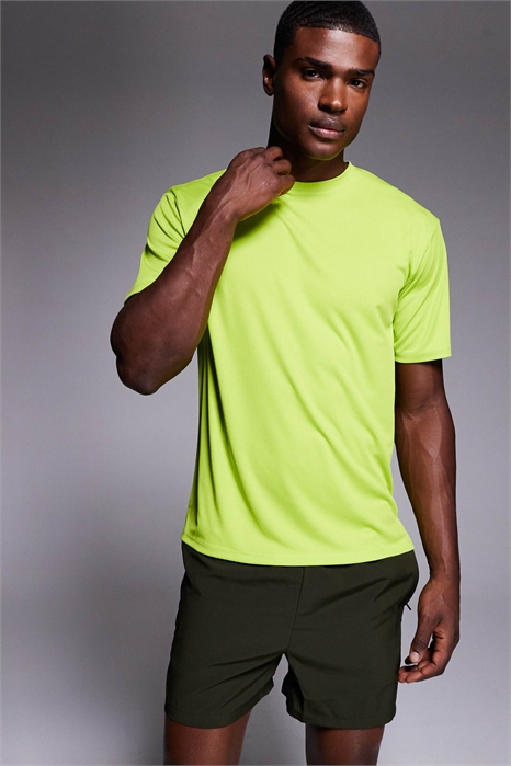 Футболка для бега из быстросохнущей технической сетки свободного кроя артикул 153081179