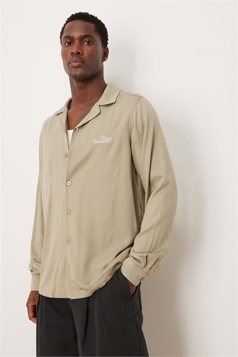 Классическая рубашка Revere с вышивкой на груди co-ord артикул 150562229