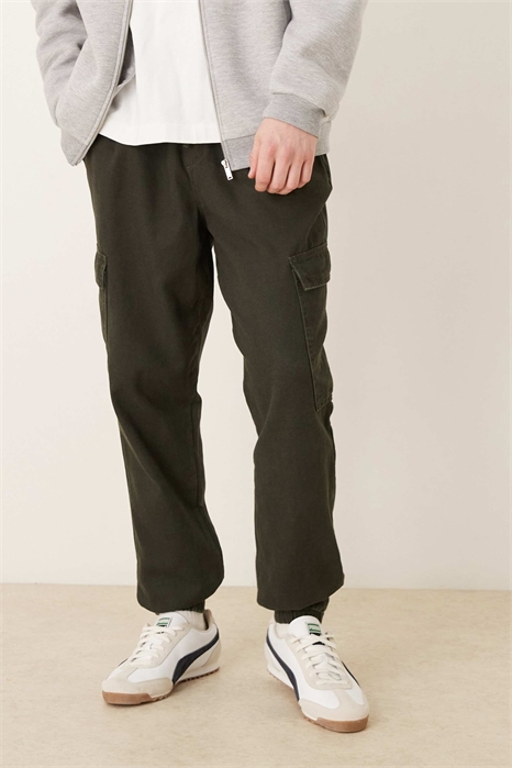 Карго-брюки с зауженным кроем артикул 154335430