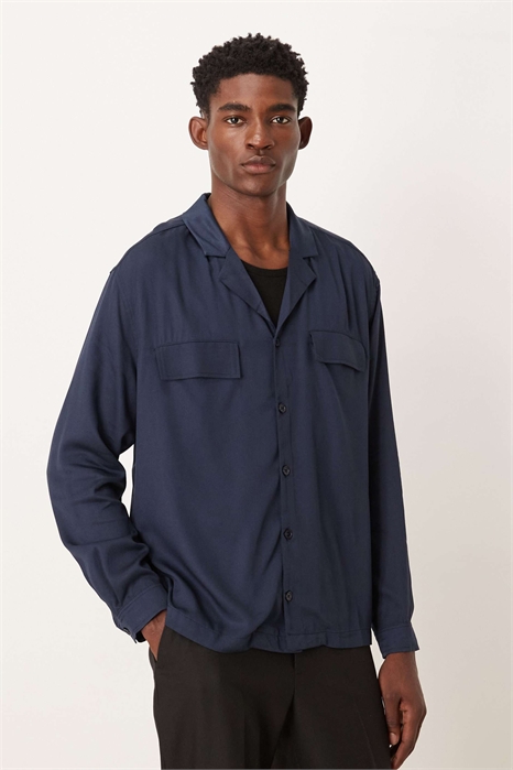 Рубашка свободного кроя артикул 150562377