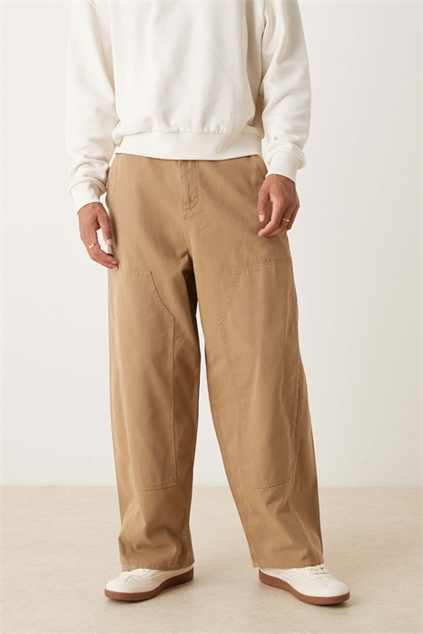 Широкие брюки свободного кроя артикул 150395746