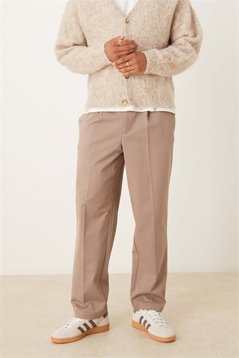 Широкие брюки с зауженными штанинами артикул 150228597