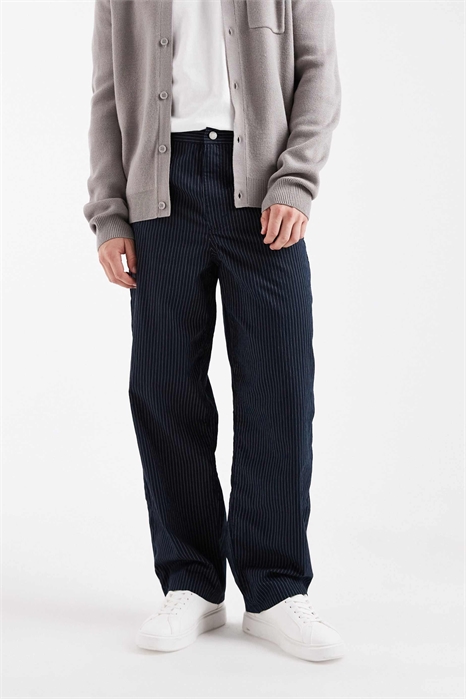 Брюки свободного кроя с прямым силуэтом артикул 151481809