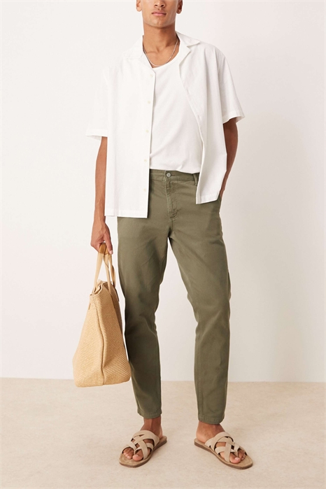 Чиносы с зауженным кроем артикул 148298667