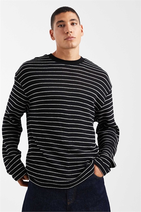 Футболка с длинным рукавом из плотной ткани большого размера артикул 152473703