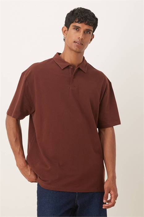 Полуформальная рубашка-поло из пике артикул 150176488