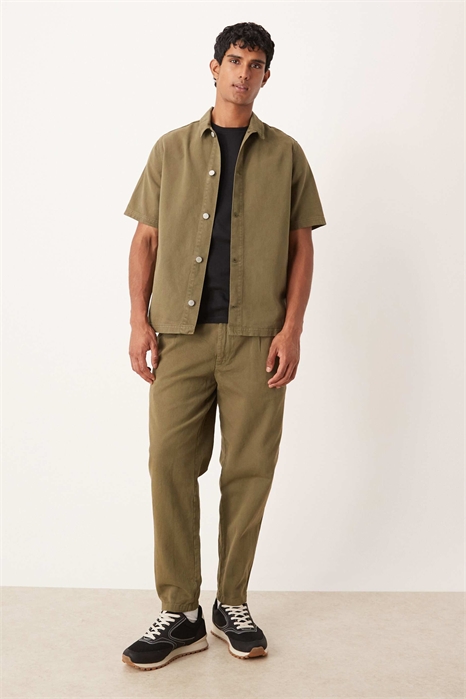 Брюки свободного кроя с зауженными штанинами артикул 150347603