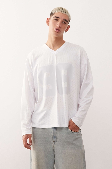 Футболка с длинным рукавом из ткани Airtex артикул 150748953