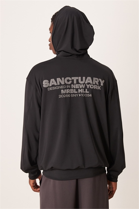 Худи свободного кроя с надписью артикул 152463382