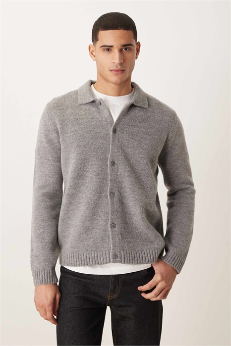 Полурубашка из мягкого трикотажа на пуговицах артикул 154231687