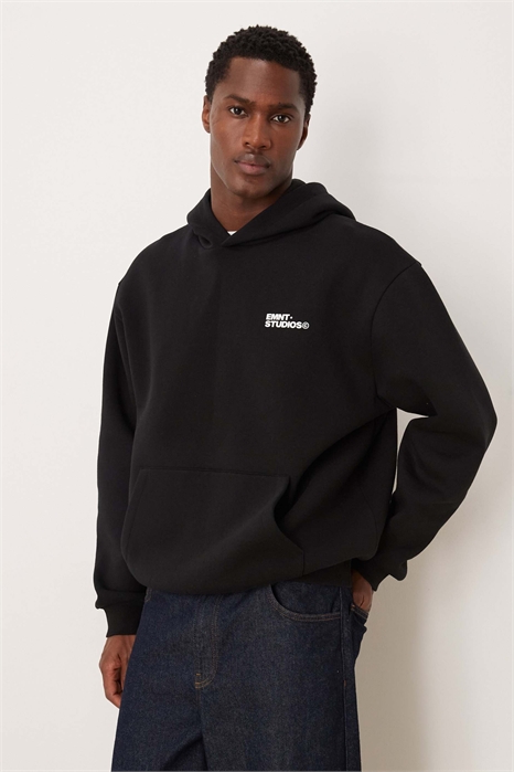 Свободная толстовка с принтом логотипа артикул 153528603