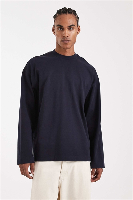 Футболка с длинным рукавом из коллекции Circular Design, сверхплотная, в стиле оверсайз артикул 148381654