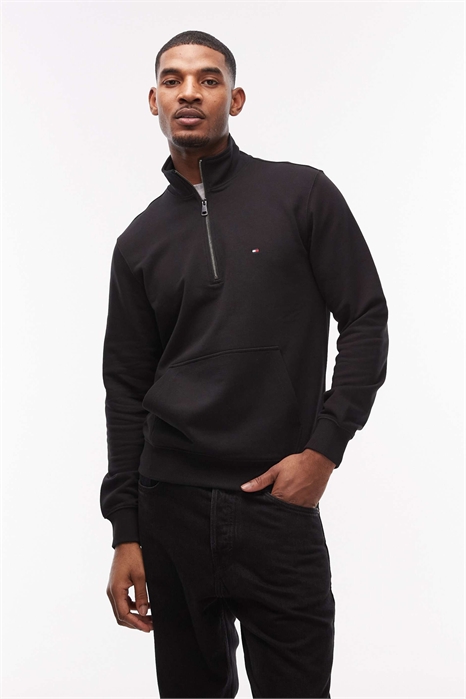 Свитшот Essential из махровой ткани с застежкой-молнией на 1/4 артикул 154168324