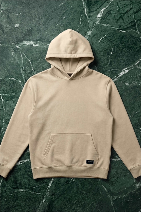 Худи большого размера из плотной ткани плотностью 400 г/м² с тканым значком артикул 151969371