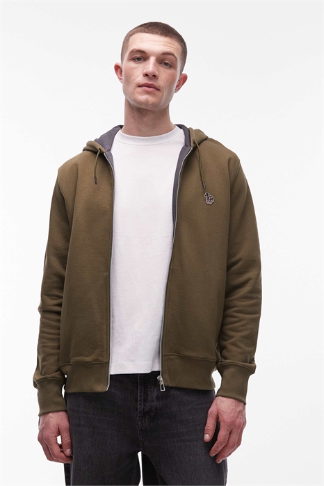 Толстовка с капюшоном и застежкой-молнией с логотипом Zebra артикул 153144233