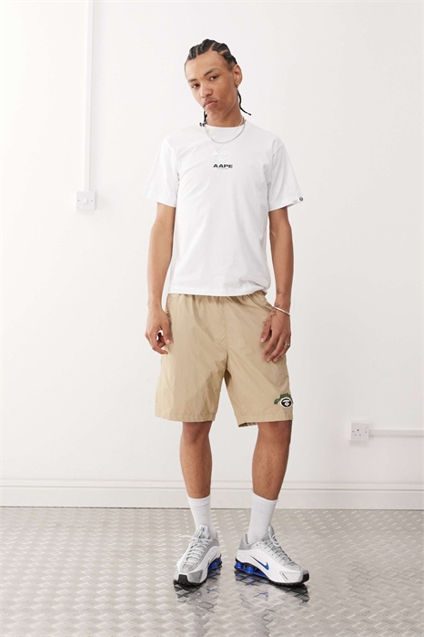 Шорты с вышитым логотипом Aape by A Bathing Ape артикул 141529616